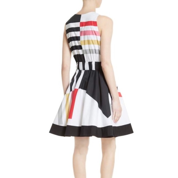 NEW Milly Lola Nautical Print Fit & Flare Dress - Picture 2 of 8